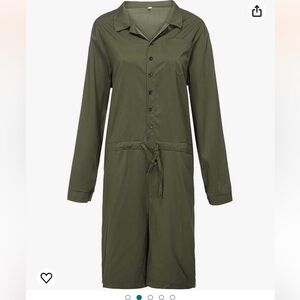 Men’s Long Sleeve & Button Down Jumpsuit Size 3L